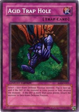 Acid Trap Hole [SOI-ENSE1] Secret Rare - Trinity Hobby