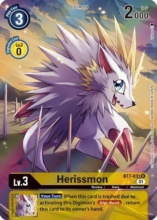 Herissmon [BT7-031] (Alternate Art) [Next Adventure]