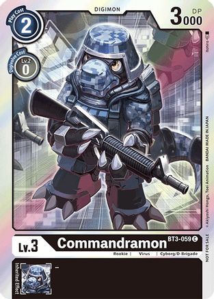 Commandramon (2021 Championship Finals Event Pack 1) (BT3-059) - [Release Special Booster]
