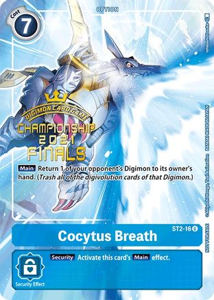 Cocytus Breath [ST2-16] (2021 Championship Finals Tamer's Evolution Pack) [Starter Deck: Cocytus Blue Promos] - Trinity Hobby