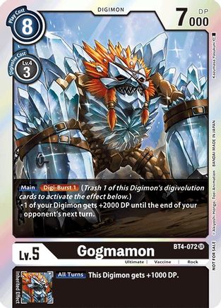 Gogmamon [BT4-072] (Event Pack 2) [Great Legend] - Trinity Hobby