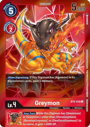 Greymon [BT5-010] (Event Pack 2) [Battle of Omni] - Trinity Hobby