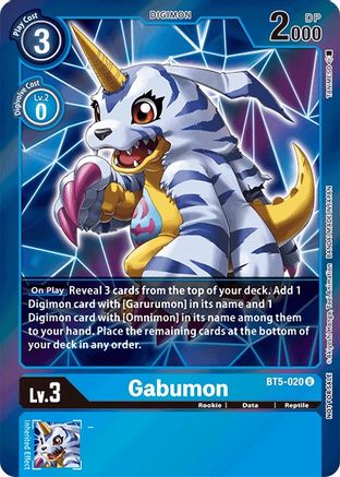 Gabumon [BT5-020] (Event Pack 2) [Battle of Omni] - Trinity Hobby