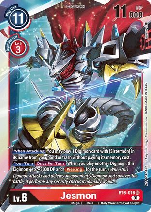 Jesmon [BT6-016] (Event Pack 2) [Double Diamond Promos] - Trinity Hobby