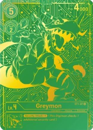 Greymon [ST1-07] (2021 Championship Finals Top 16) [Starter Deck: Gaia Red Promos] - Trinity Hobby