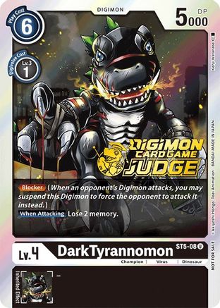 DarkTyrannomon [ST5-08] (Judge Pack 1) [Starter Deck: Machine Black Promos] - Trinity Hobby