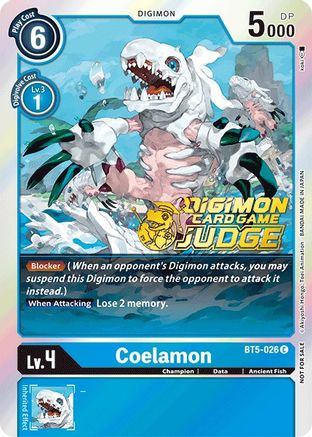 Coelamon [BT5-026] (Judge Pack 1) [Battle of Omni Promos] - Trinity Hobby