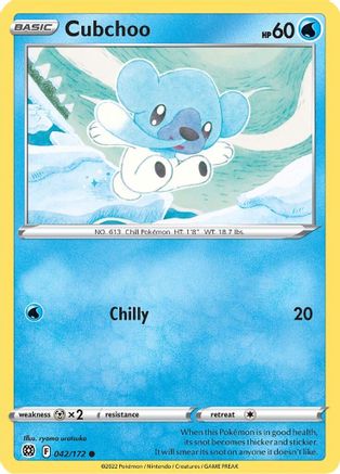 Cubchoo (042/172) [Sword & Shield: Brilliant Stars] - Trinity Hobby