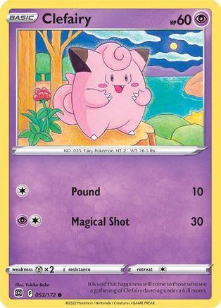 Clefairy (053/172) [Sword & Shield: Brilliant Stars] - Trinity Hobby