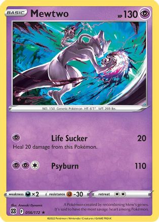 Mewtwo (056/172) [Sword & Shield: Brilliant Stars] - Trinity Hobby