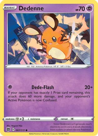 Dedenne (067/172) [Sword & Shield: Brilliant Stars] - Trinity Hobby