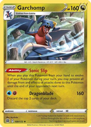 Garchomp (109/172) [Sword & Shield: Brilliant Stars] - Trinity Hobby