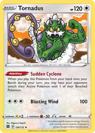 Tornadus (126/172) [Sword & Shield: Brilliant Stars] - Trinity Hobby