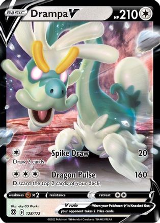 Drampa V (128/172) [Sword & Shield: Brilliant Stars] - Trinity Hobby