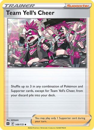 Team Yell's Cheer (149/172) [Sword & Shield: Brilliant Stars] - Trinity Hobby