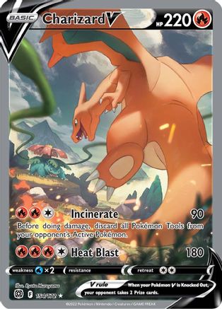 Charizard V (154/172) [Sword & Shield: Brilliant Stars] - Trinity Hobby