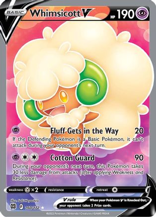 Whimsicott V (160/172) [Sword & Shield: Brilliant Stars] - Trinity Hobby