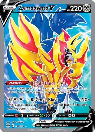 Zamazenta V (163/172) [Sword & Shield: Brilliant Stars] - Trinity Hobby