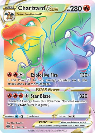 Charizard VSTAR (174/172) [Sword & Shield: Brilliant Stars] - Trinity Hobby