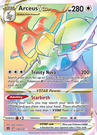 Arceus VSTAR (176/172) [Sword & Shield: Brilliant Stars] - Trinity Hobby