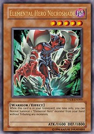 Elemental HERO Necroshade [YSDJ-EN000] Ultra Rare - Trinity Hobby