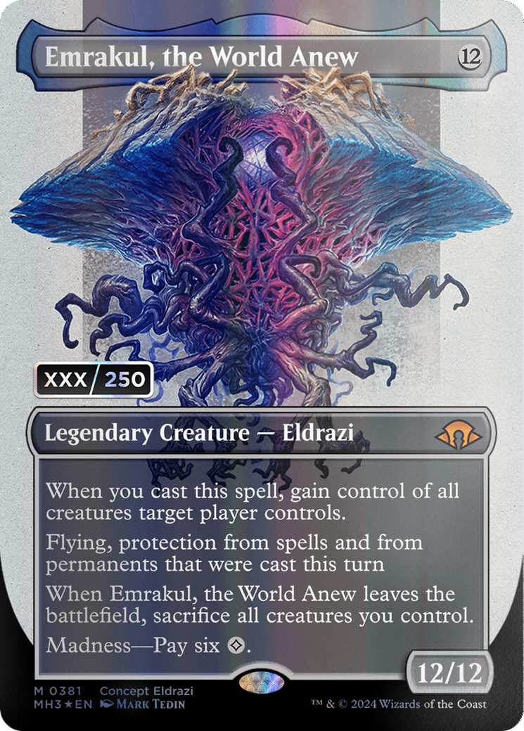 Emrakul, the World Anew (Borderless) (Serial Numbered) [Modern Horizons 3] - Trinity Hobby