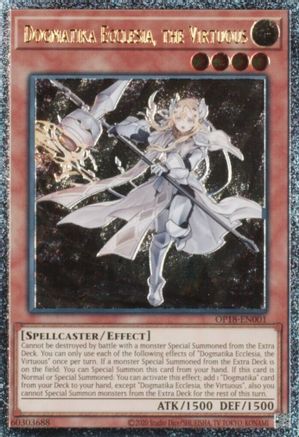 Dogmatika Ecclesia, the Virtuous [OP18-EN001] Ultimate Rare - Trinity Hobby