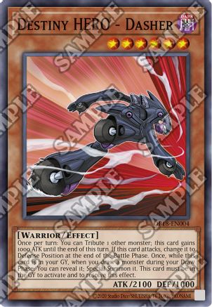 Destiny HERO - Dasher [OP18-EN004] Super Rare - Trinity Hobby