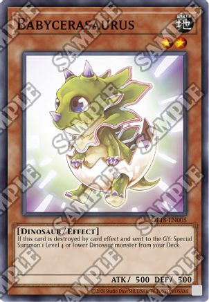 Babycerasaurus [OP18-EN005] Super Rare - Trinity Hobby
