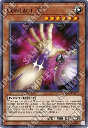 Contact C [OP18-EN007] Super Rare - Trinity Hobby