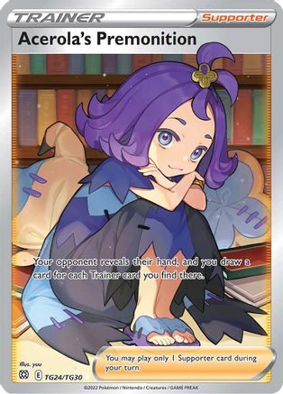 Acerola's Premonition (TG24/TG30) [Sword & Shield: Brilliant Stars] - Trinity Hobby