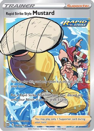 Rapid Strike Style Mustard (TG27/TG30) [Sword & Shield: Brilliant Stars] - Trinity Hobby