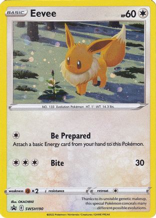 Eevee (SWSH190) [Sword & Shield: Black Star Promos] - Trinity Hobby