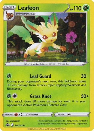 Leafeon (SWSH191) [Sword & Shield: Black Star Promos] - Trinity Hobby