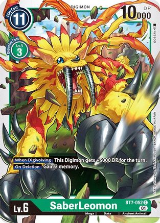 SaberLeomon [BT7-052] [Next Adventure] - Trinity Hobby