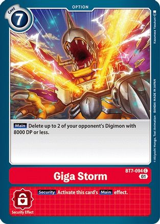 Giga Storm [BT7-094] [Next Adventure] - Trinity Hobby