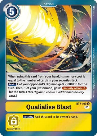 Qualialise Blast [BT7-100] [Next Adventure] - Trinity Hobby