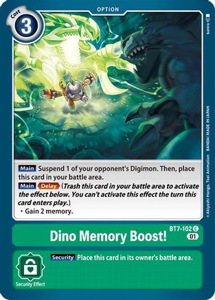 Dino Memory Boost! [BT7-102] [Next Adventure] - Trinity Hobby