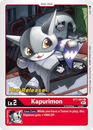 Kapurimon [BT7-001] [Next Adventure Pre-Release Cards] - Trinity Hobby