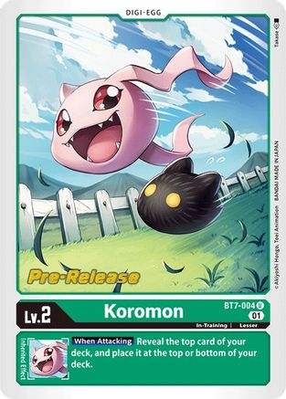 Koromon [BT7-004] [Next Adventure Pre-Release Cards] - Trinity Hobby