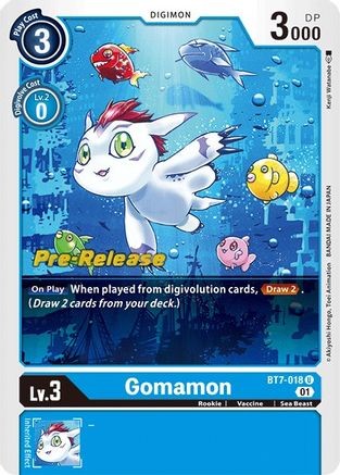 Gomamon [BT7-018] [Next Adventure Pre-Release Cards] - Trinity Hobby