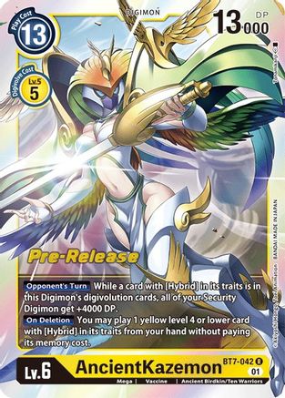 AncientKazemon [BT7-042] [Next Adventure Pre-Release Cards] - Trinity Hobby