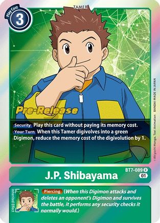 J.P. Shibayama [BT7-089] [Next Adventure Pre-Release Cards] - Trinity Hobby