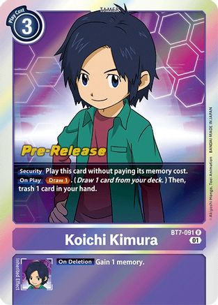 Koichi Kimura [BT7-091] [Next Adventure Pre-Release Cards] - Trinity Hobby