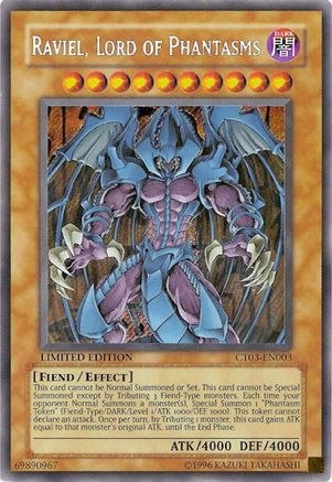 Raviel, Lord of Phantasms [CT03-EN003] Secret Rare - Trinity Hobby