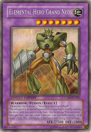 Elemental Hero Grand Neos [CT04-EN001] Secret Rare - Trinity Hobby