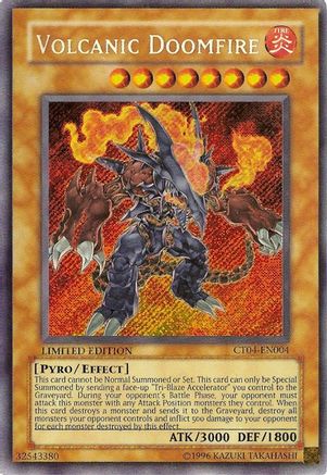 Volcanic Doomfire [CT04-EN004] Secret Rare - Trinity Hobby