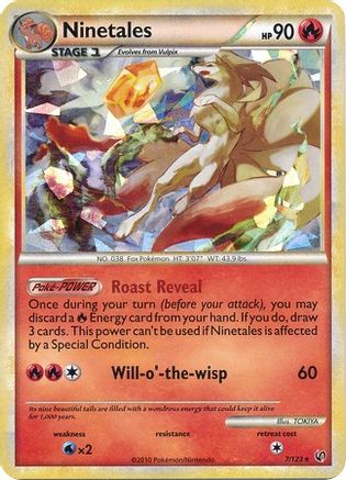 Ninetales (7/123) (Cracked Ice) [HeartGold & SoulSilver: Undaunted] - Trinity Hobby