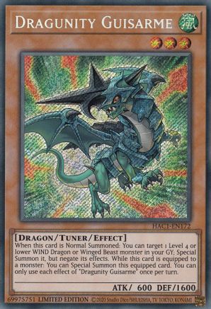 Dragunity Guisarme [HAC1-EN172] Secret Rare - Trinity Hobby