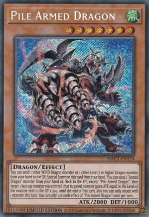Pile Armed Dragon [HAC1-EN174] Secret Rare - Trinity Hobby